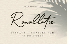 Ronalltie Font