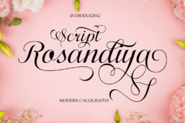 Rosandiya Script Font