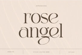 rose angel Font