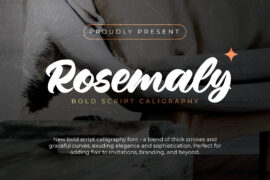 Rosemaly Demo Font