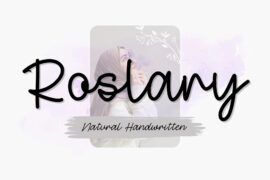 Roslary – Personal Use Font