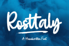 Rosttaly Font Family