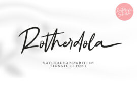 Rotherdola – Personal Use Font