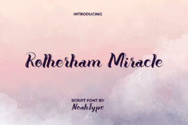 RotherhamMiracleDemo Font