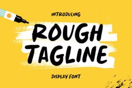 Rough Tagline Font