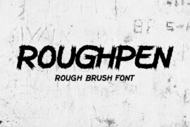 ROUGHPEN Font