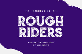 roughriders Font