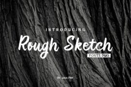 RoughSketch Font