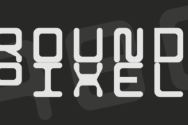 Round Pixel Font