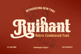 Ruihant trial Font