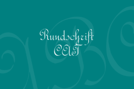 Rundschrift CAT Font