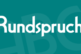 Rundspruch Font