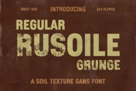 Rusoile Demo Font