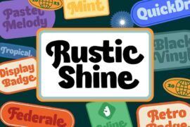 Rustic Shine Font
