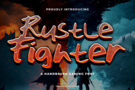 Rustle Fighter Font