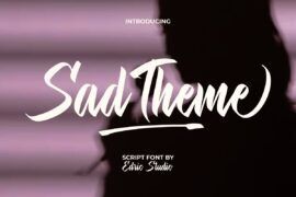 Sad Theme Demo Font