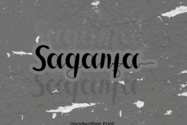 Saganta Font