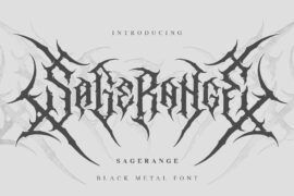 Sagerange Demo Font