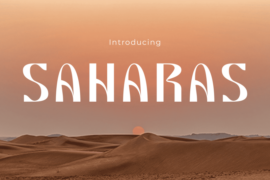 SAHARAS Font