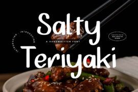 Salty Teriyaki Personal Use Font
