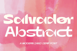Salvador Abstract Demo Font