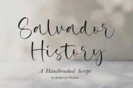 Salvador History Font