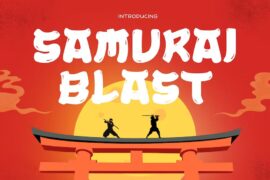 Samurai Blast Font