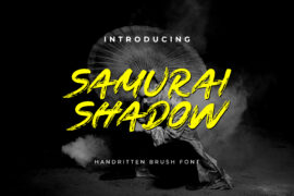Samurai Shadow Font
