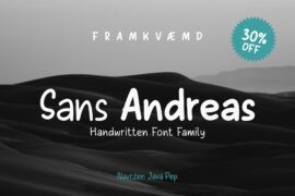 Sans Andreas Demo Font Family