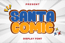 Santa Comic Font