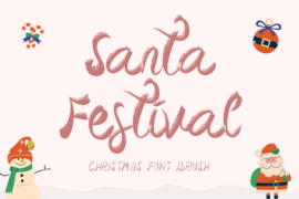 Santa Festival Font