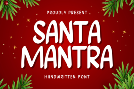 Santa Mantra Font