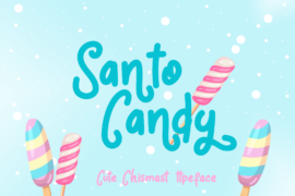 Santo candy Font