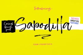 Sapodilla Font Family