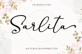 Sarlita – Personal Use Font