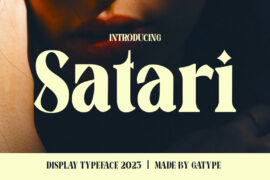 Satari Display Font