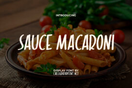 Sauce Macaroni Demo Font