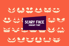 Scary Face Font