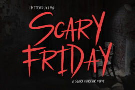 Scary Friday Font