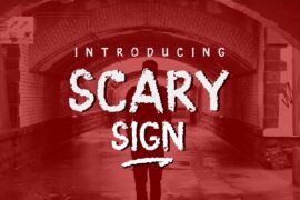 Scary Sign Font Family