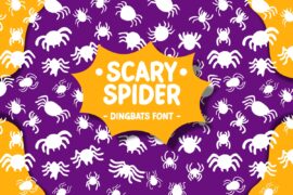 Scary Spider Font