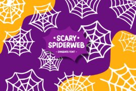 Scary Spider Web Font