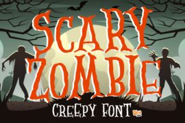 Scary Zombie Font