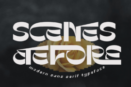 SCENES BEFORE DEMO Font