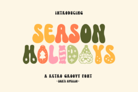 Season Holidays Font