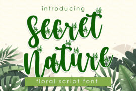 Secret Nature Font