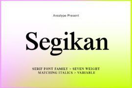 Segikan Font Family