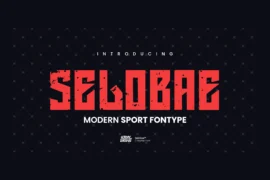 SELOBAE Font Family