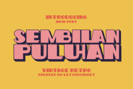 Sembilan Puluhan Font