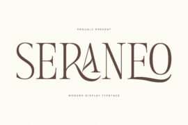Seraneo DEMO VERSION Font Family